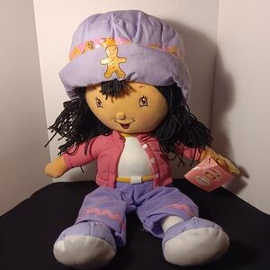 Purple and Pink Doll with Hat